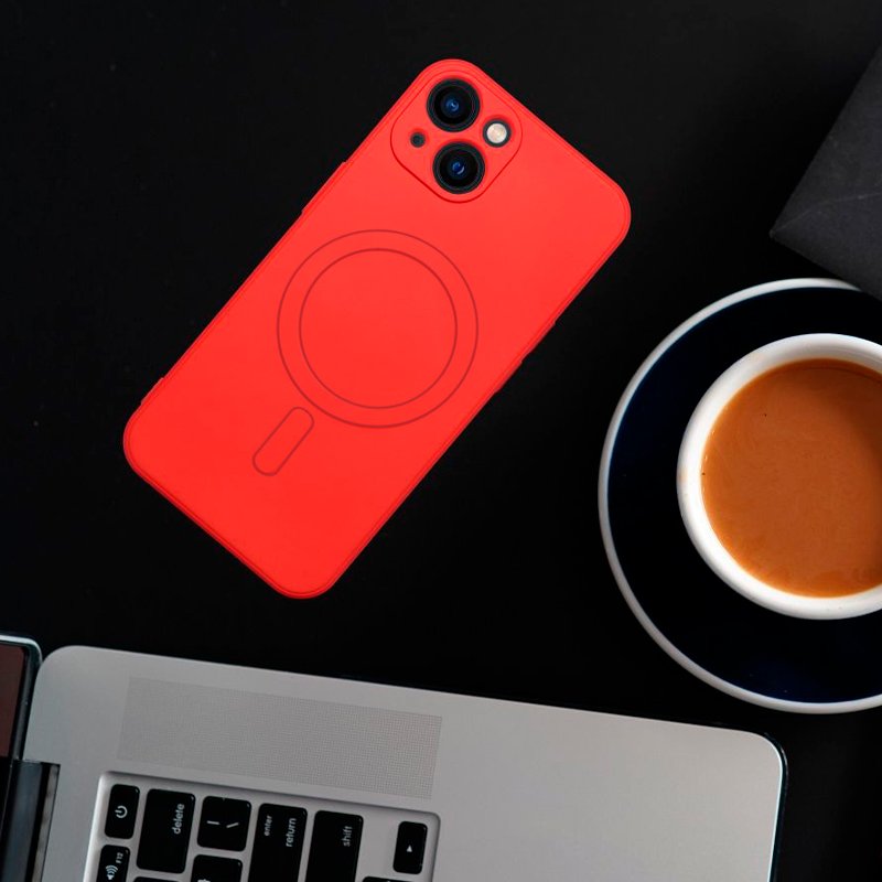 Capa COOL para iPhone 17 Pro Max Magnética Cover Vermelho