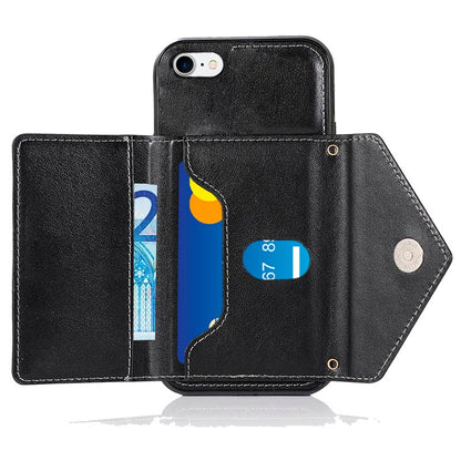 Capa COOL para iPhone 7 / 8 / SE (2020) / SE (2022) Carteira Preto