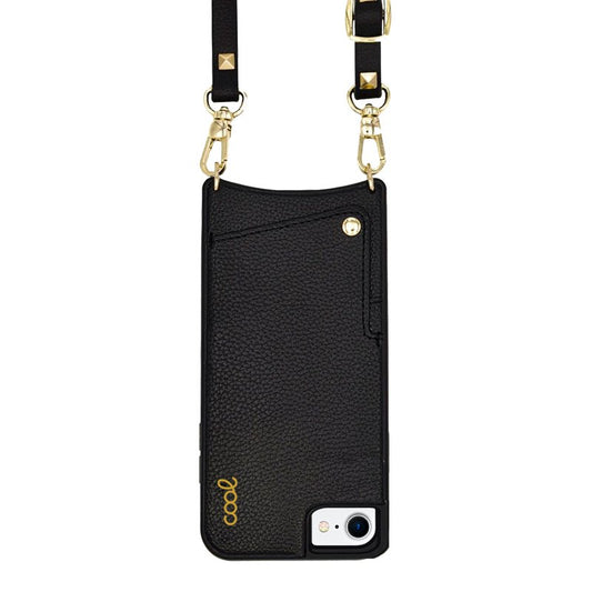 Capa COOL para iPhone 7 / 8 / SE (2020) / SE (2022) Correia Pop-Rock Preto
