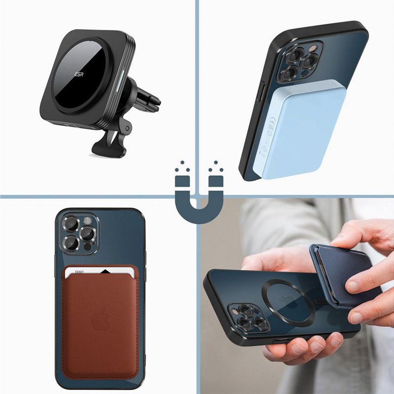 Capa COOL para iPhone Air Magnética Borde Preto