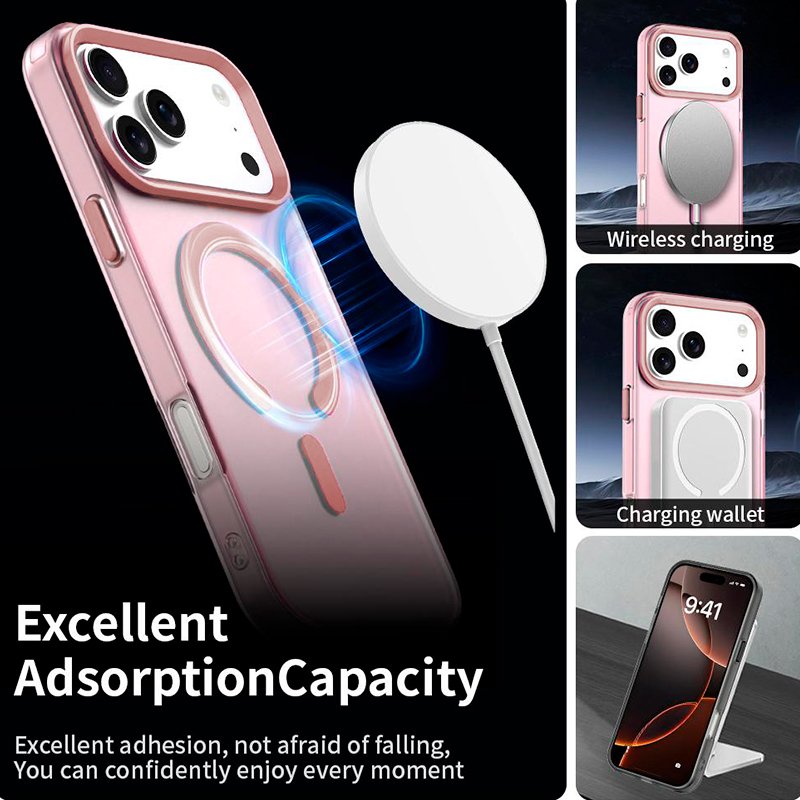 Capa COOL para iPhone Air Magnética Colorful Rosa