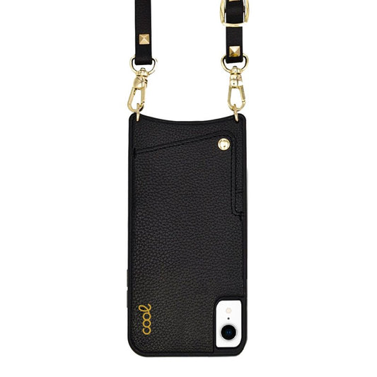 Capa COOL para iPhone XR Correia Pop-Rock Preto