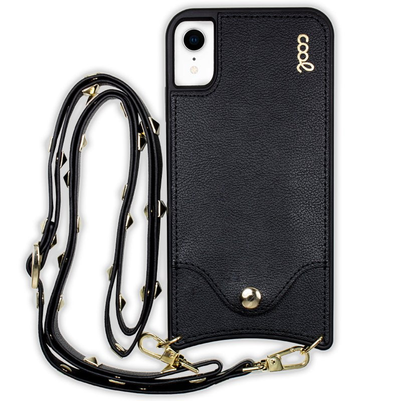 Capa COOL para iPhone XR Correia Pop-Rock Preto