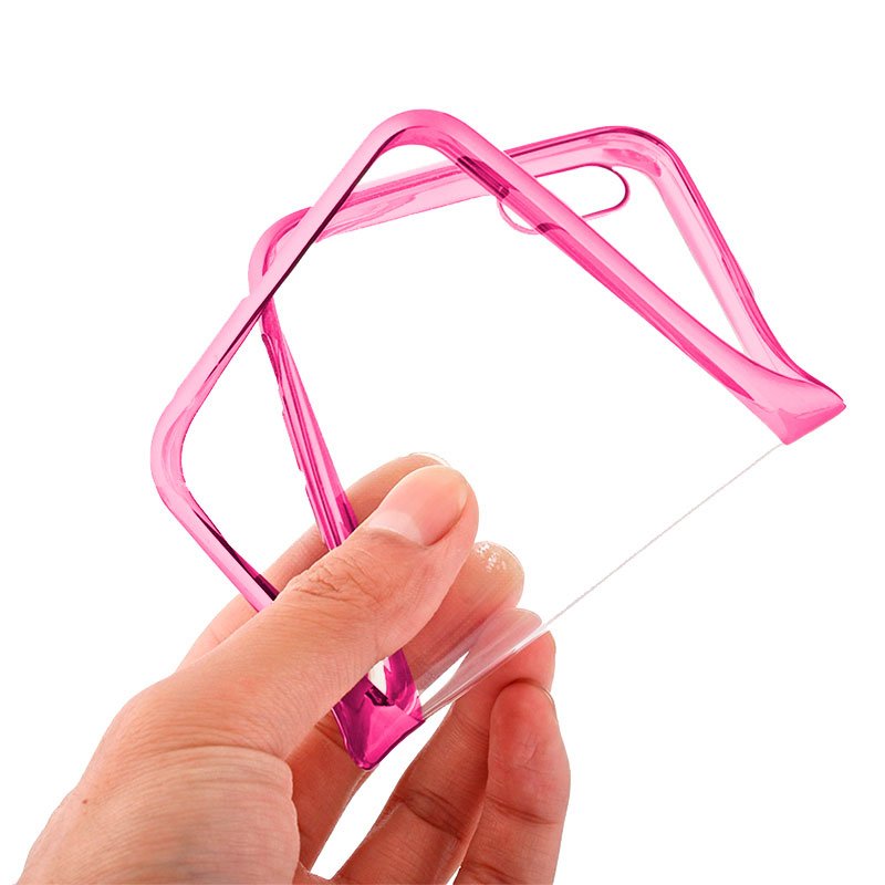 Capa COOL para iPhone XS Max Borda Metálica Rosa