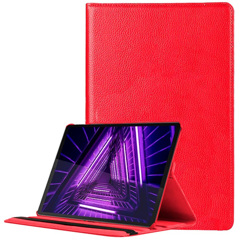 Capa COOL para Lenovo Tab M10 Plus / FHD Plus 2ª Gen / Tab K10 Couro Sintético Vermelho 10.3 polegadas