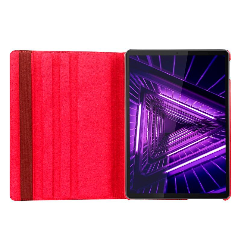 Capa COOL para Lenovo Tab M10 Plus / FHD Plus 2ª Gen / Tab K10 Couro Sintético Vermelho 10.3 polegadas