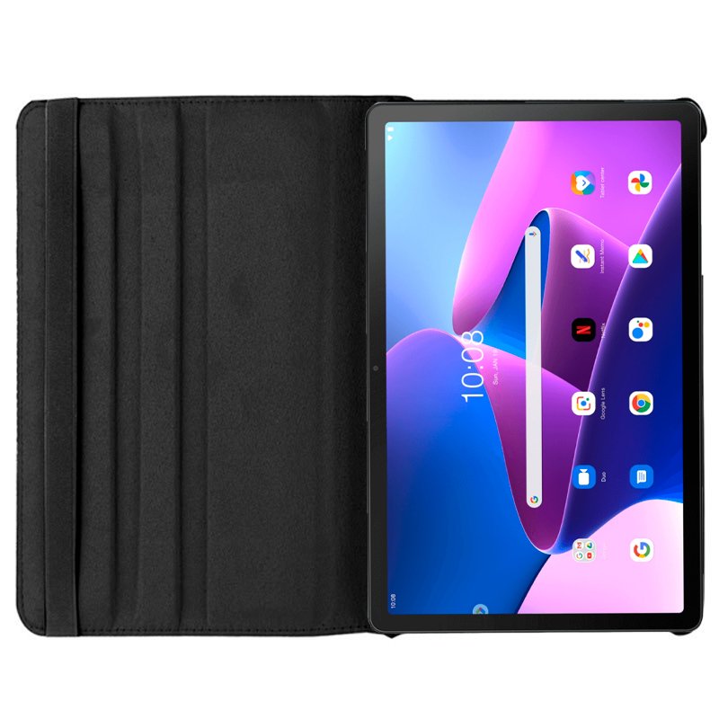 Capa COOL para Lenovo Tab M10 Plus Gen 3 Couro Sintético Preto