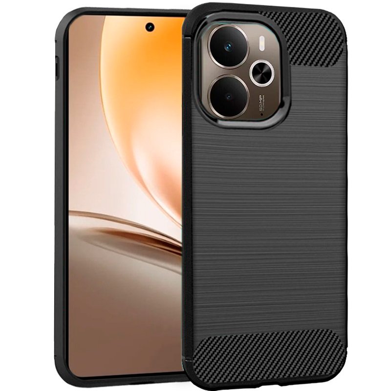 Capa COOL para Realme 14 5G / 14T 5G Carbono Preto
