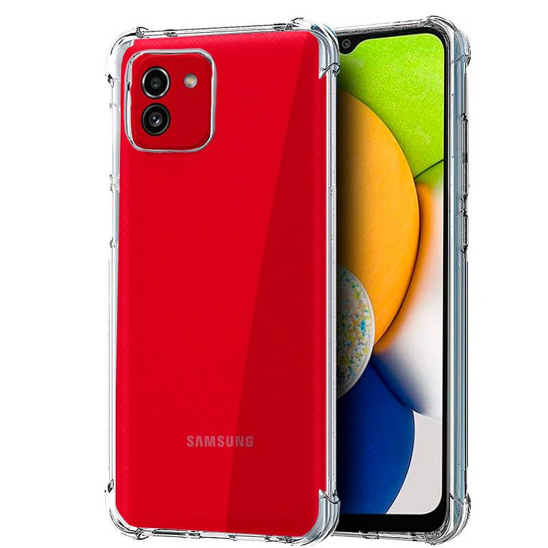Capa COOL para Samsung A035 Galaxy A03 Antishock Transparente