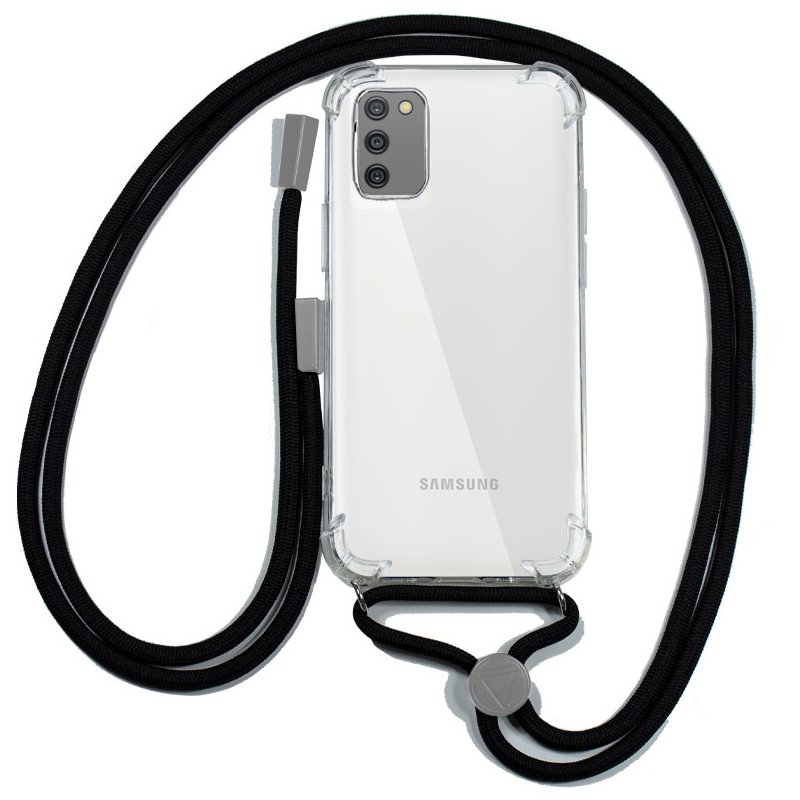 Capa COOL para Samsung A037 Galaxy A03s Cordão Preto