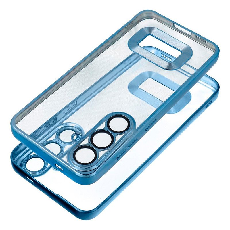 Capa COOL para Samsung A057 Galaxy A05s Borde Metálico (Azul)