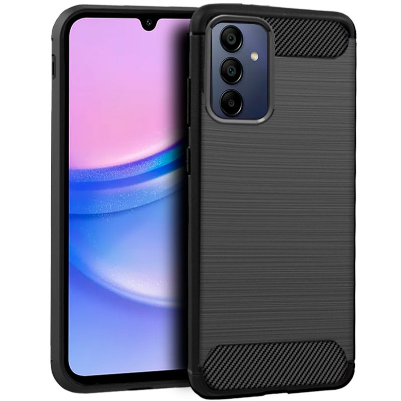 Capa COOL para Samsung A155 Galaxy A15 / A15 5G / M15 5G Carbono Preto