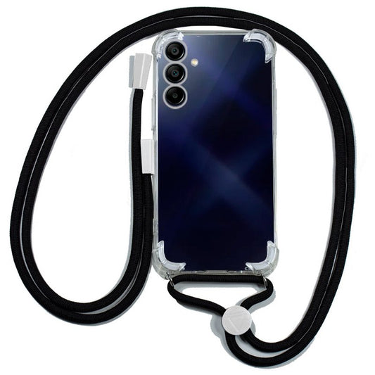 Capa COOL para Samsung A155 Galaxy A15 / A15 5G / M15 5G Cordão Preto