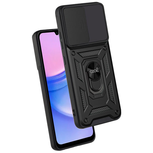 Capa COOL para Samsung A155 Galaxy A15 / A15 5G / M15 5G Hard Ring Preto
