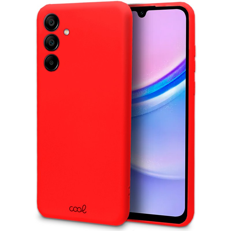 Capa COOL para Samsung A155 Galaxy A15 / A15 5G / M15 5G Vermelho