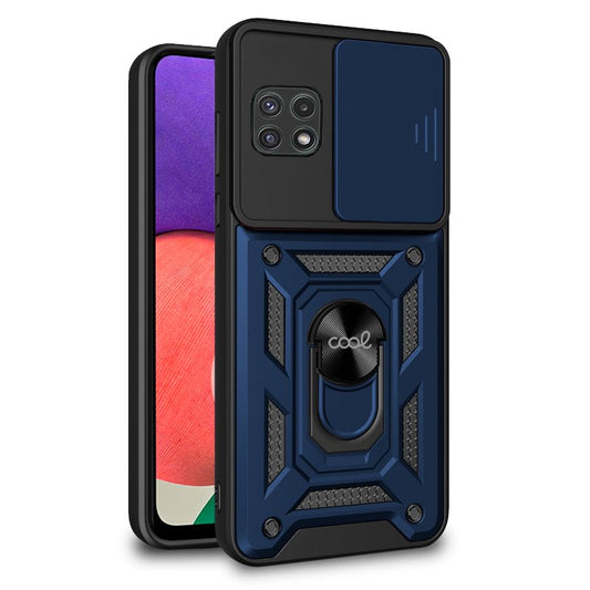 Capa COOL para Samsung A226 Galaxy A22 5G Hard Ring Marinho