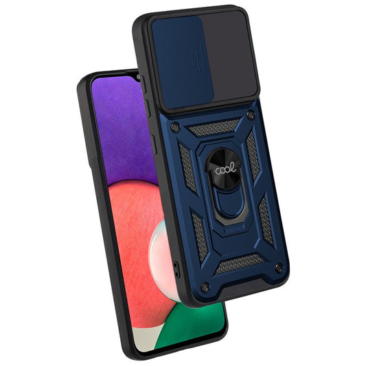 Capa COOL para Samsung A226 Galaxy A22 5G Hard Ring Marinho
