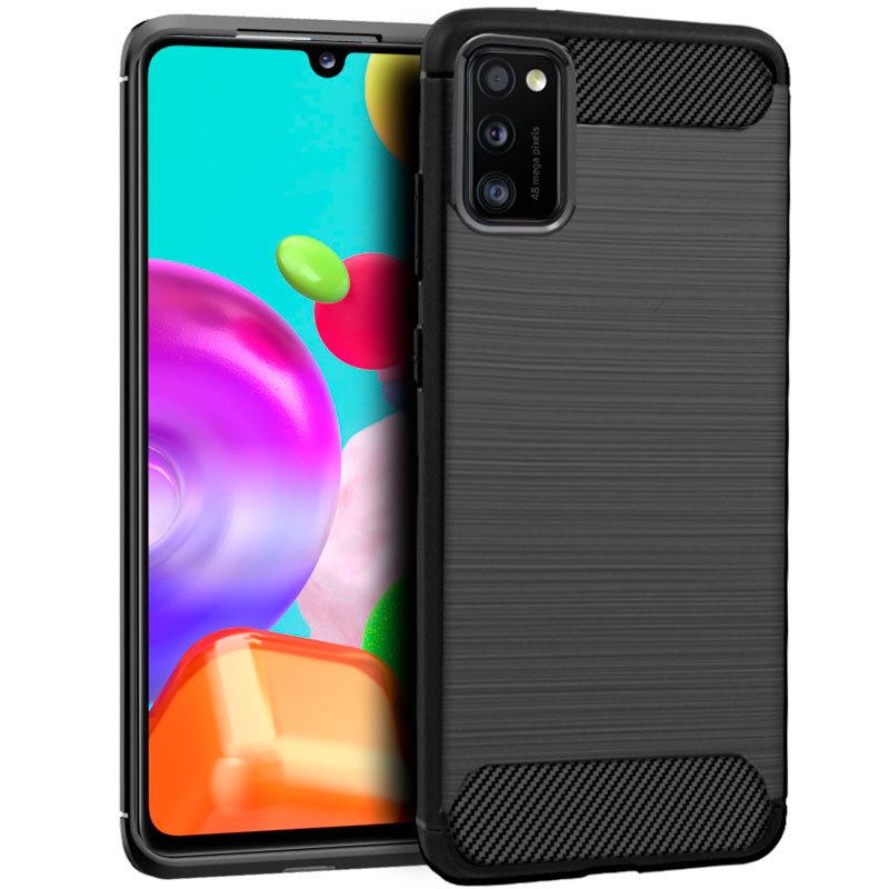 Capa COOL para Samsung A415 Galaxy A41 Carbono Preto