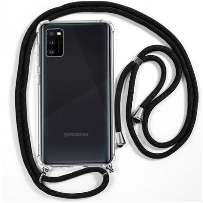 Capa COOL para Samsung A415 Galaxy A41 Cordão Preto