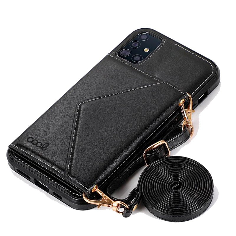 Capa COOL para Samsung A515 Galaxy A51 Carteira Preto