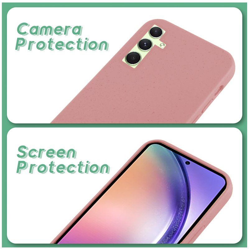 Capa COOL para Samsung A546 Galaxy A54 5G Eco Biodegradável Rosa