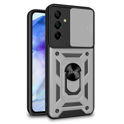 Capa COOL para Samsung A556 Galaxy A55 5G Hard Ring Prata