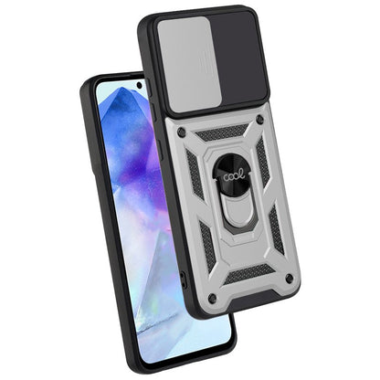 Capa COOL para Samsung A556 Galaxy A55 5G Hard Ring Prata