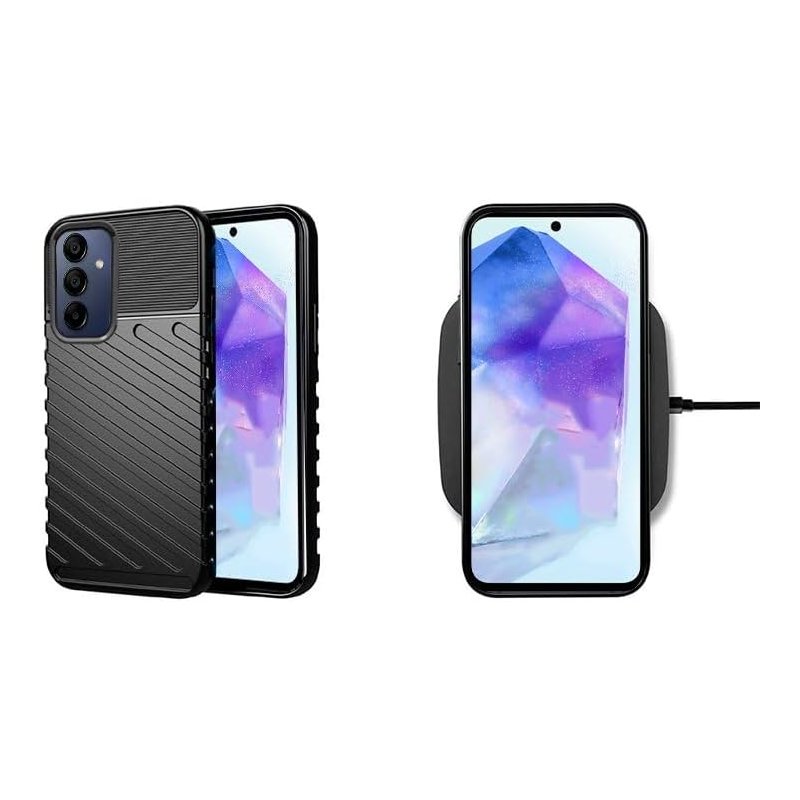 Capa COOL para Samsung A556 Galaxy A55 5G Thunder Preto