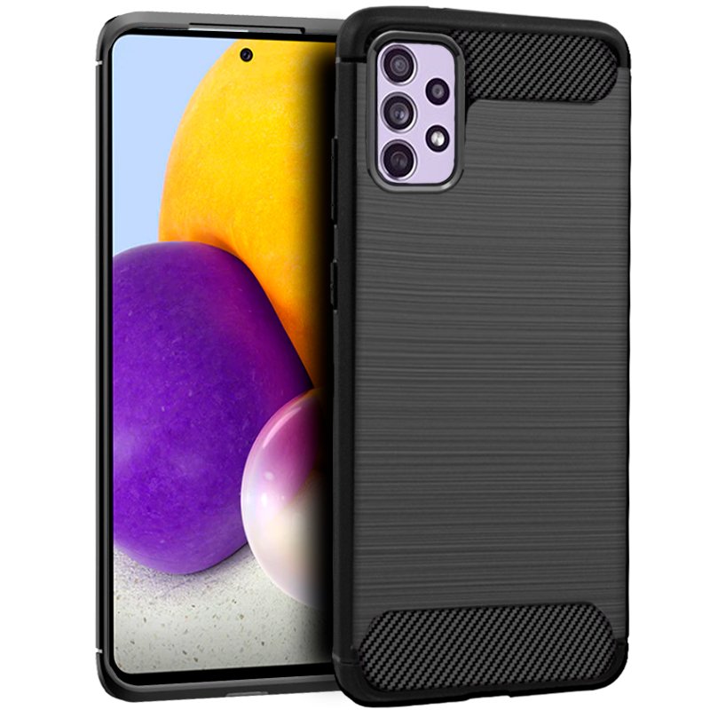 Capa COOL para Samsung A725 Galaxy A72 Carbono Preto