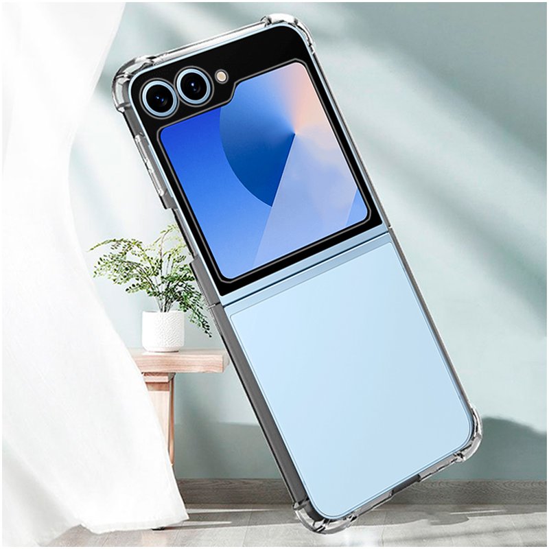 Capa COOL para Samsung F741 Galaxy Z Flip 6 / Z Flip 7 FE AntiShock Transparente