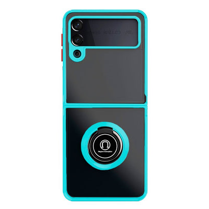 Capa COOL para Samsung F926 Galaxy Z Flip 3 Hard Ring Azul Céu