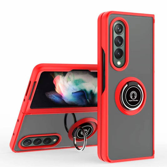 Capa COOL para Samsung F926 Galaxy Z Fold 3 Hard Ring Vermelho