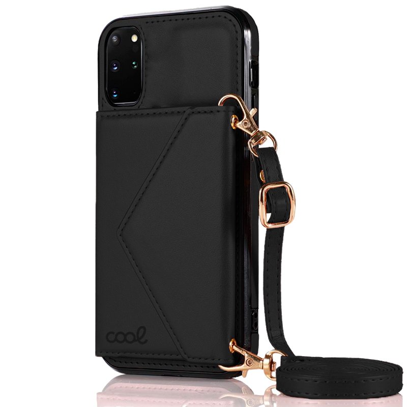 Capa COOL para Samsung G985 Galaxy S20 Plus Carteira Preto