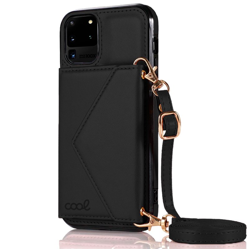 Capa COOL para Samsung G988 Galaxy S20 Ultra 5G Carteira Preto