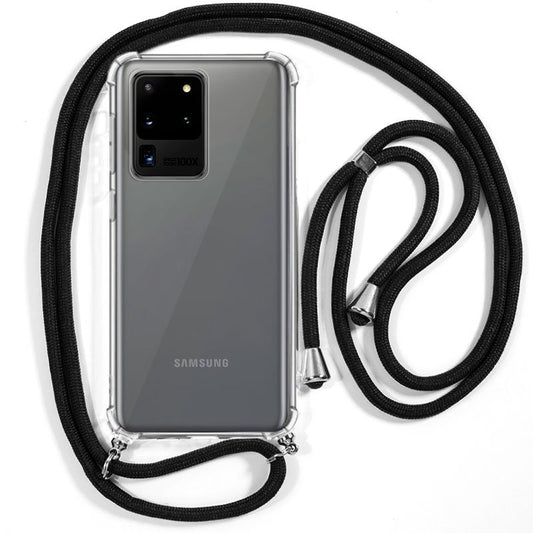 Capa COOL para Samsung G988 Galaxy S20 Ultra 5G Cordão Preto