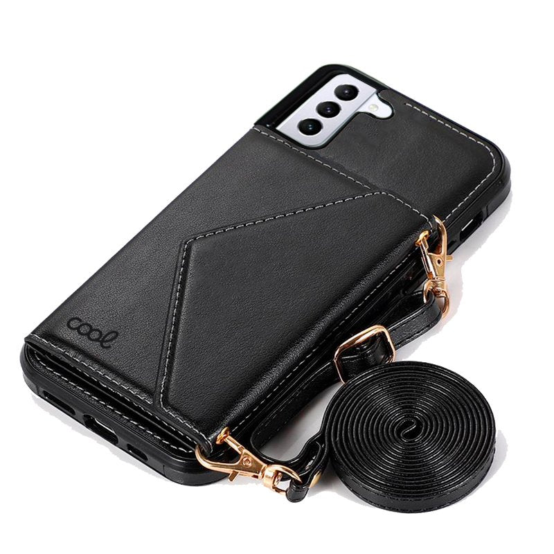 Capa COOL para Samsung G990 Galaxy S21 Carteira Preto