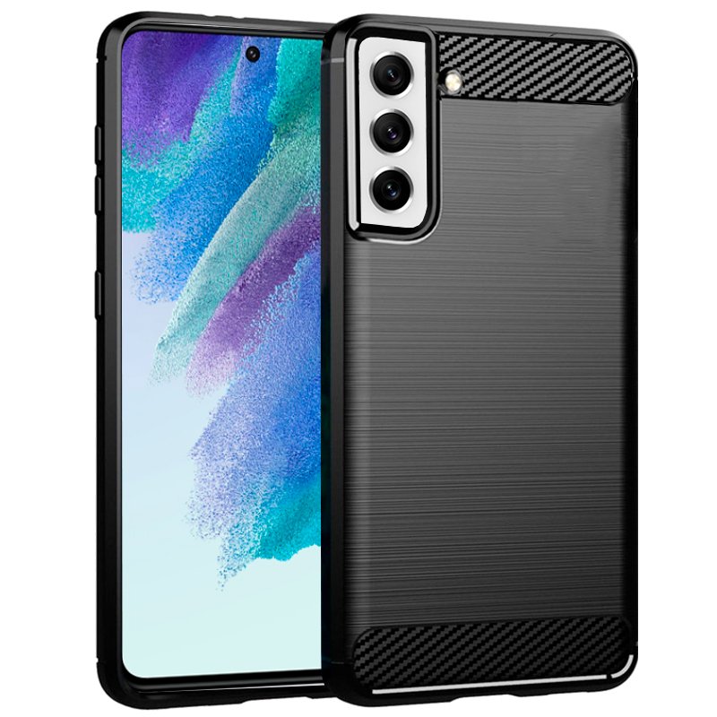 Capa COOL para Samsung G990B Galaxy S21 FE Carbono Preto