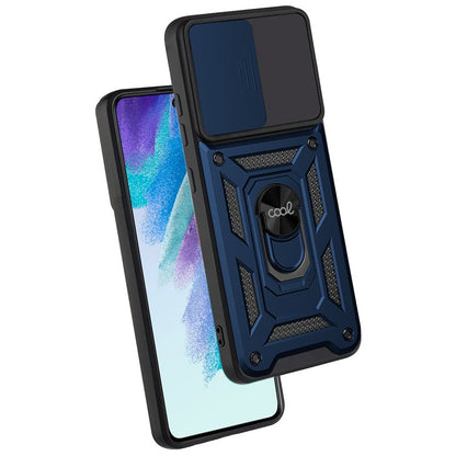 Capa COOL para Samsung G990B Galaxy S21 FE Hard Ring Marinho
