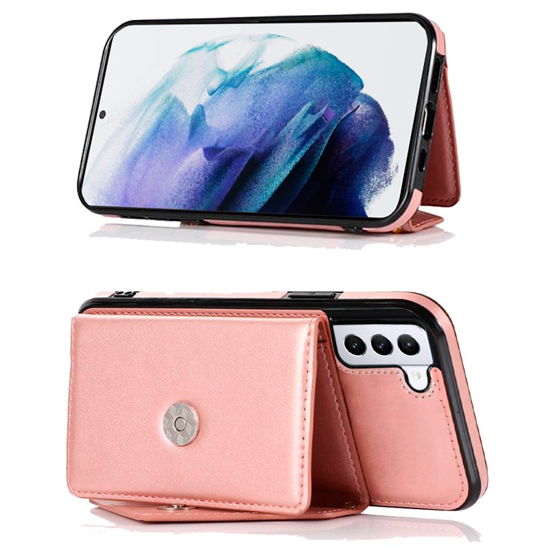 Capa COOL para Samsung G996 Galaxy S21 Plus Carteira Rosa