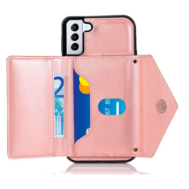 Capa COOL para Samsung G996 Galaxy S21 Plus Carteira Rosa