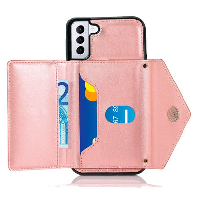 Capa COOL para Samsung G996 Galaxy S21 Plus Carteira Rosa