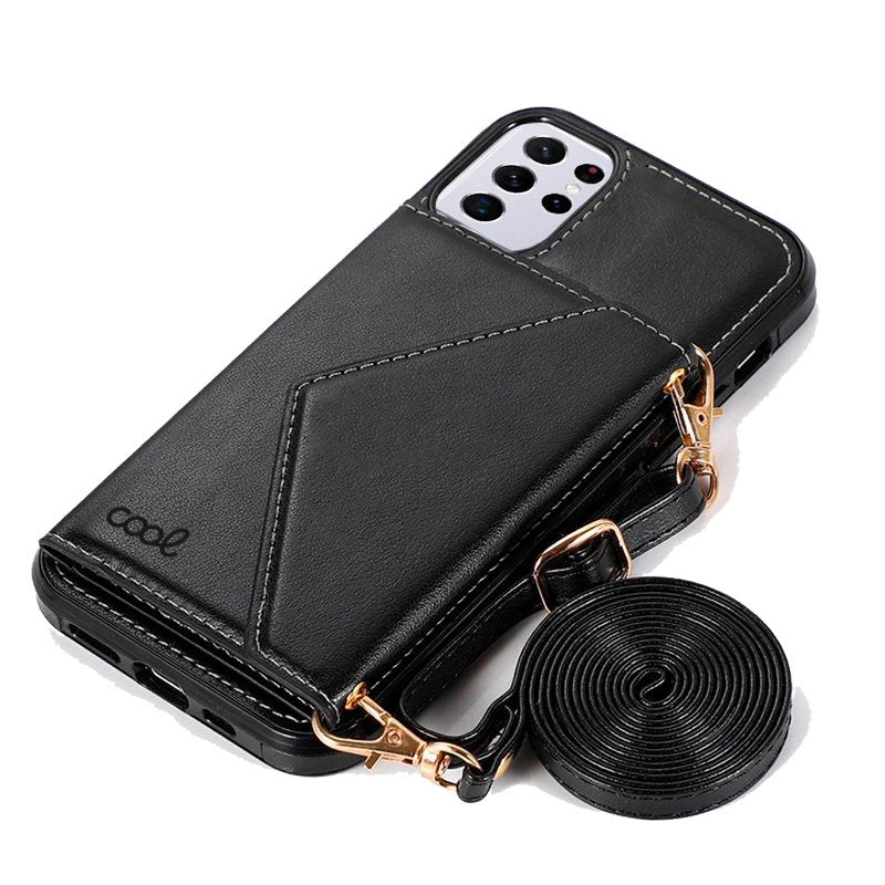 Capa COOL para Samsung G998 Galaxy S21 Ultra Carteira Preto