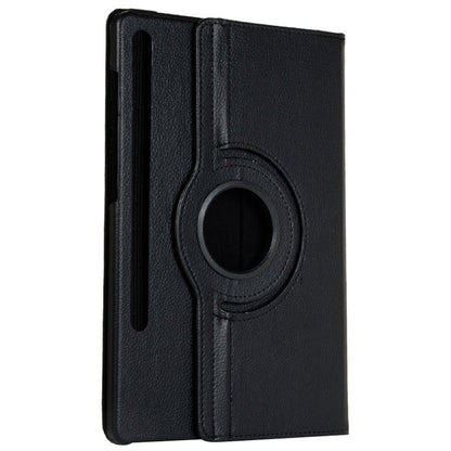 Capa COOL para Samsung Galaxy Tab S7 FE T736 Couro Preto Liso de 12.4 polegadas