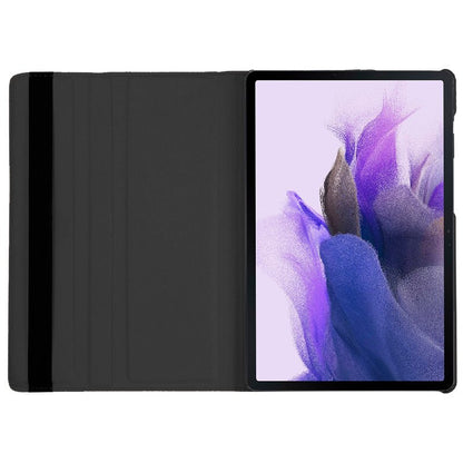 Capa COOL para Samsung Galaxy Tab S7 FE T736 Couro Preto Liso de 12.4 polegadas