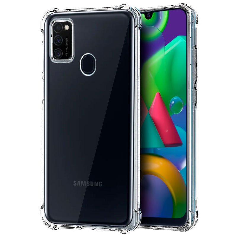 Capa COOL para Samsung M215 Galaxy M21 AntiShock Transparente