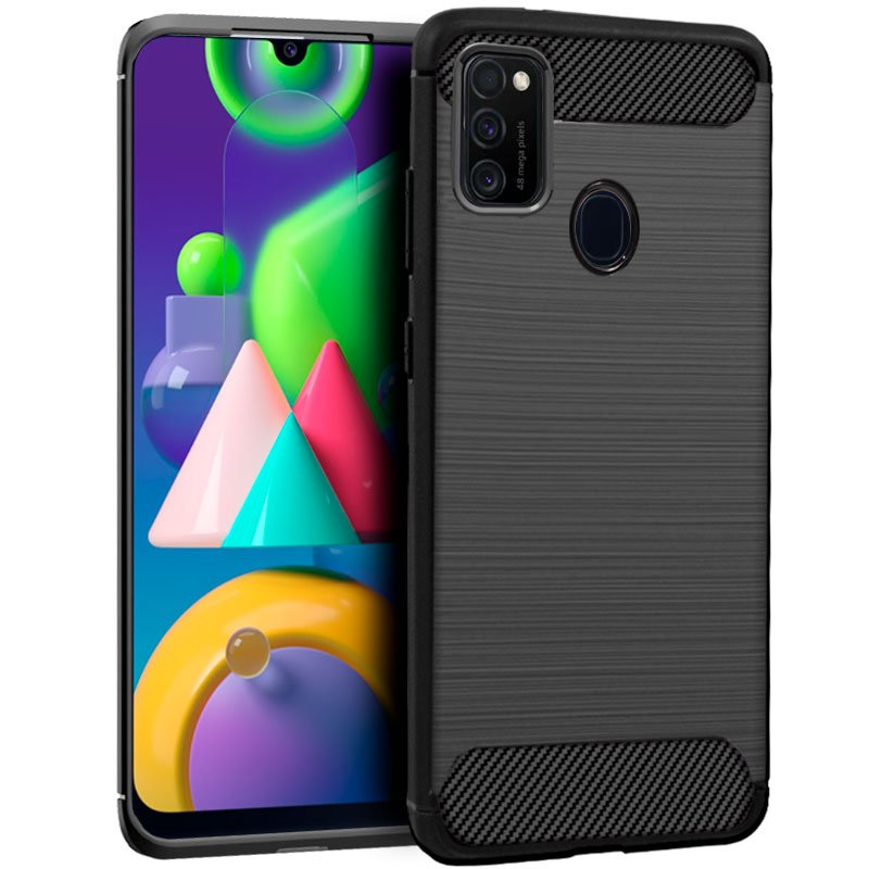 Capa COOL para Samsung M215 Galaxy M21 Carbono Preto