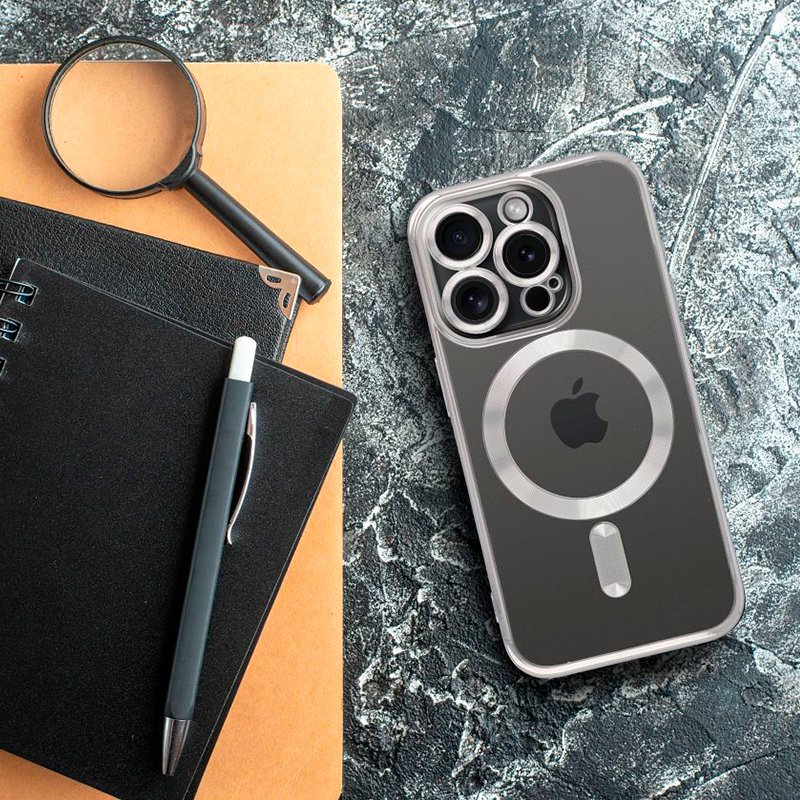 Capa COOL para Samsung S731 Galaxy S25 FE Magnética Borde Prata