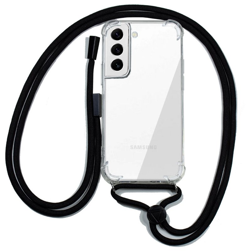 Capa COOL para Samsung S901 Galaxy S22 Cordão Preto