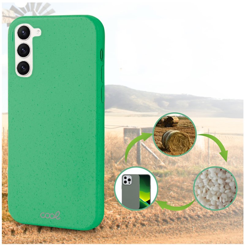 Capa COOL para Samsung S911 Galaxy S23 Eco Biodegradável Hortelã