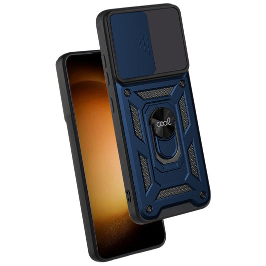Capa COOL para Samsung S911 Galaxy S23 Hard Ring Marinho